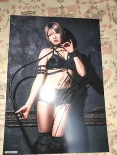 女子プロレススターダム 安納サオリ 直筆サイン入りポートレート