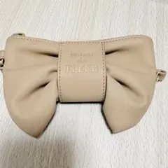 Maison de FLEUR リボンポーチ ベージュのサムネイル