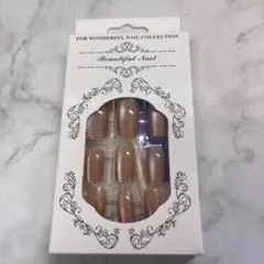 N-003 ネイルチップ マグネット ピンク スクエアオフ 24枚入り