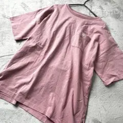 Lee 半袖Ｔシャツ　クルーネック　カットソー　M　胸ポケット　オーバーサイズ