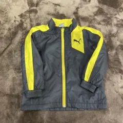 PUMA ピステ・ウィンドブレーカー 100サイズ グレー/イエロー