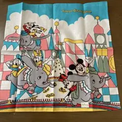 未使用　東京ディズニーランド　レア　レトロ　ハンカチ　ヴィンテージ　ダンボ