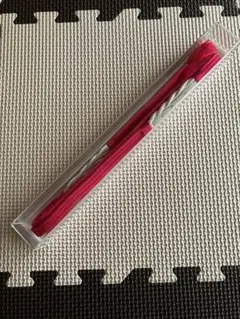 ピンクと白の帯締め 透明ケース入り