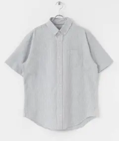 新品未使用 オックスボタンダウン半袖シャツ