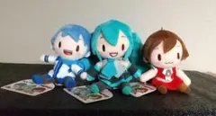 MEIKO KAITO 初音ミク ふわふわキーチェーンマスコット セット