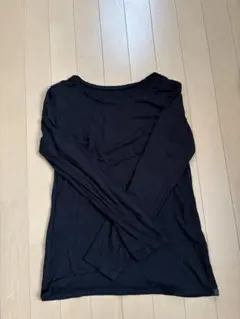 ユニクロHEATTECH EXTRA WARM ブラック長袖シャツ XL