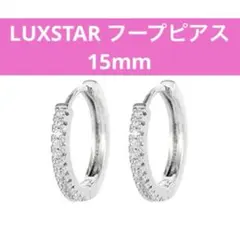 LUXSTAR フープピアス リング サイズ有 レディース 両耳セットシルバーのサムネイル