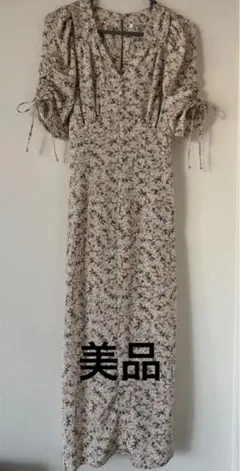 SNIDEL スナイデル　バリエーションマーメイドプリントワンピース