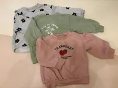 トレーナー3点セット 100cmまとめ売り