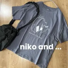 新品未使用、タグ無し⭐︎niko and... マコ・ロドリゲスコラボTシャツ