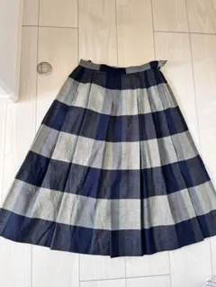 レリアン　プリーツスカート M レトロ　上質