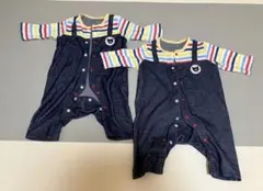 西松屋　ロンパース／プレオール　60-70サイズ　双子