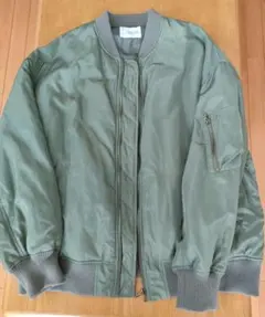 IEDIT MA-1ジャケット オリーブグリーン