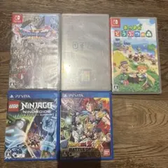 Nintendo Switch PS Vita ソフト まとめ売り5個