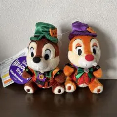 ★新品未使用★ディズニーハロウィン2024　チップデール ぬいぐるみバッチ