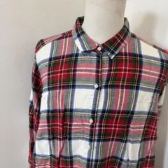 OLD NAVY 2X チェックシャツ 赤白緑 ビッグサイズ 旧タグ F-30