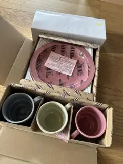 新品未使用品　リサ・ラーソン　ラインアート　 トリオプレートセットのサムネイル