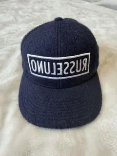 RUSSELUNO キャップ ネイビー　ボアのサムネイル