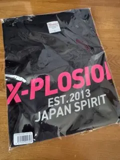X-PLOSION Tシャツ(L) ネイビー/ピンク