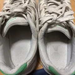 ASICS テニスシューズ ホワイト/グリーン