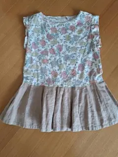 Je suis en CP!花柄ノースリーブワンピース　4y 100のサムネイル