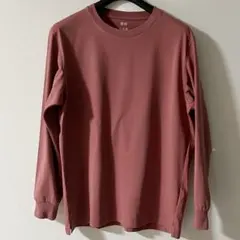 美品 XL エアリズムUVカットクルーネックT 長袖 吸汗速乾・接触冷感機能付