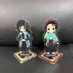 ナムコ限定 アクリルスタンド 冨岡義勇 炭治郎　アクリルプレート 鬼滅の刃