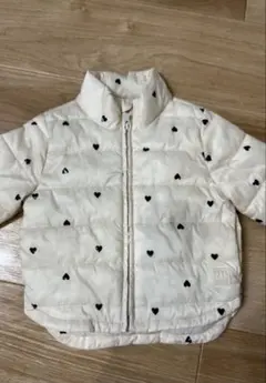 GAP ハート柄　軽量ダウンジャケット 18-24ヶ月