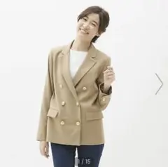 【完売品】GU ダブルブレストジャケット ブレザー S