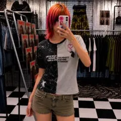 00sグラフィックプリントTシャツ ifsixwasnine LGB KMRii - メルカリ
