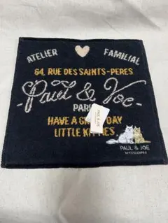 PAUL & JOE 猫刺繍 ハンカチ