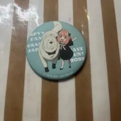 大阪関西万博　スパイファミリー アーニャ 缶バッジ 2025