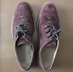 Cole Haan ウイングチップ スエード ドレスシューズ
