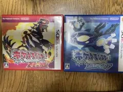 新品未開封】ポケットモンスター オメガルビー アルファサファイア 2本