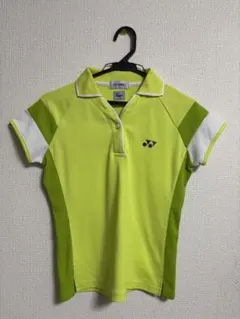 YONEX バドミントンウェア ポロシャツ ライムグリーンのサムネイル