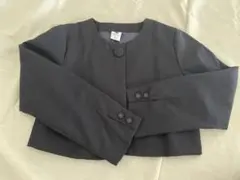 Corva ブラック ジャケット付きワンピース 130cm