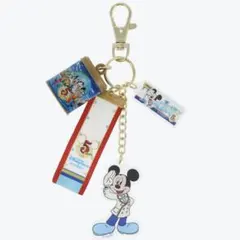 東京ディズニーシー 25周年 カプセルトイ 5周年 キーチェーン ミッキー