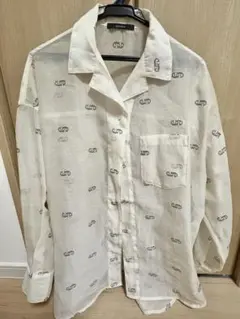EMODA クロスeエアリーシャツ（ホワイト）