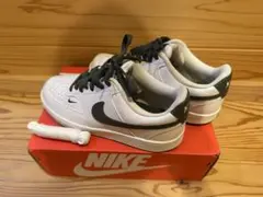 NIKE コートビジョン LOW 25.5cm ホワイト/グリーン3回着用 美品