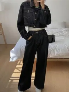 デニムセットアップ セットアップ