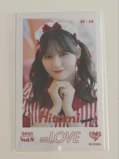 ＝LOVE イコラブ 髙松瞳 ミニフォト vol.9 仲直りシュークリーム