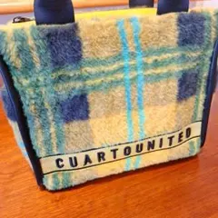 CUARTOUNITED チェック柄トートバッグ