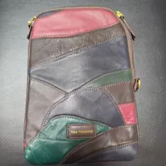 新品未使用＊Izax Valentino パッチワークショルダーバッグ