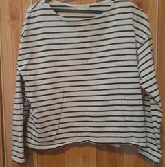 earth music&ecology 長袖ボーダーTシャツ