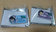 伊之助、玄弥 きめつ食堂 ネームプレート風バッジセット