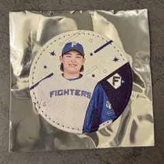 田宮裕涼 日本ハムファイターズ レザーバッジ