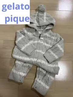 ジェラートピケ　gelato pique カバーオール　匿名　送料込　ロンパース