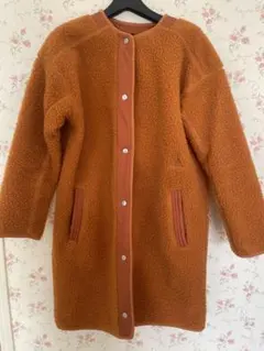 adidas ボアジャケット L オレンジ