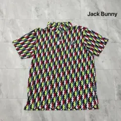 新品☆タグ付　Jack Bunny!!　メンズ　花柄　半袖ポロシャツ　５号　L 新品☆タグ付 Jack Bunny!! メンズ 花柄 半袖ポロシャツ 5号 L - メルカリ