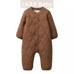ZARA Babyロング丈キルティングカバーオール 6-9m